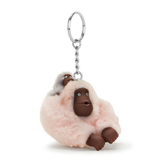 Kipling Mom And Baby Classic Monkey Keychain Kiegészítők Rózsaszín | HU 1943TC